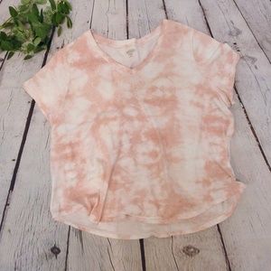 Old Navy Women's V-Neck Tie Dye Top Plus Size XXL